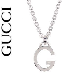 Authentic Gucci G silver necklace New in a box
